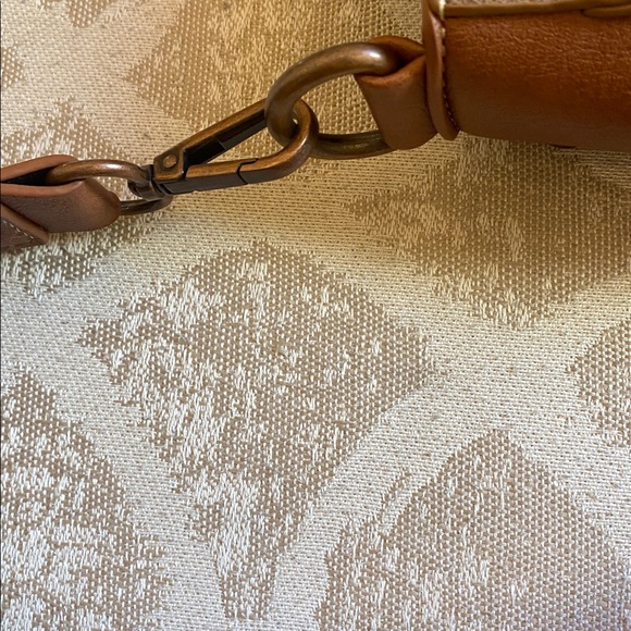 Nocona Ivy Brown Leather Crossbody Bag with Leather Strap - Picture 10 of 10